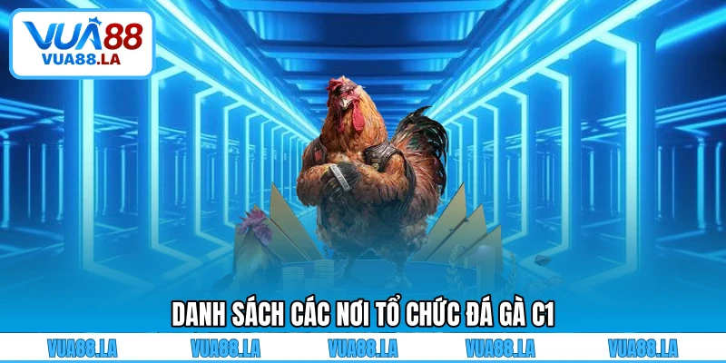 Danh sách các nơi tổ chức đá gà C1